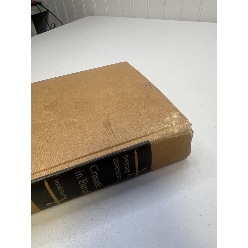Crusade in Europe by Dwight D. Eisenhower 1948 Hardcover First Edition Vintage - Picture 12 of 12